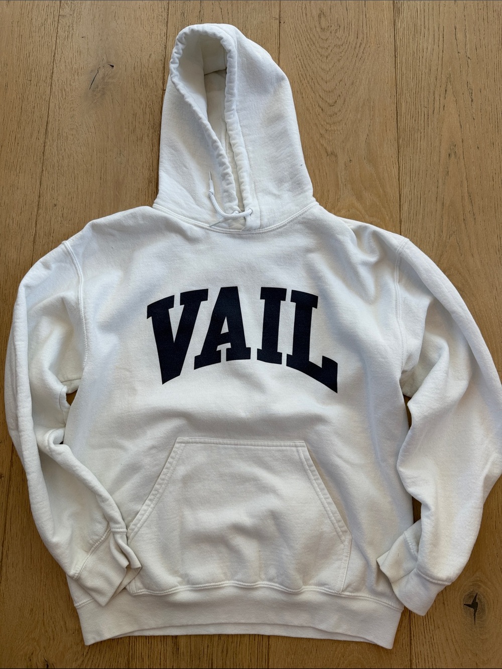 VAIL White Hoodie